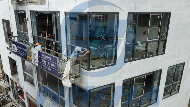 Thi công lắp đặt cửa nhôm kính tại Vĩnh Bảo Hải Phòng